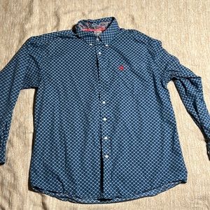 Mens XL Longsleeve Cinch Button Down